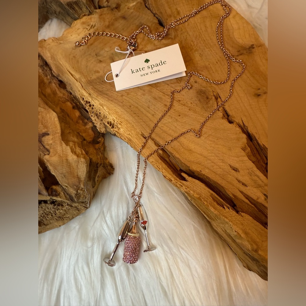 Kate Spade Brand New Rose Gold Necklace